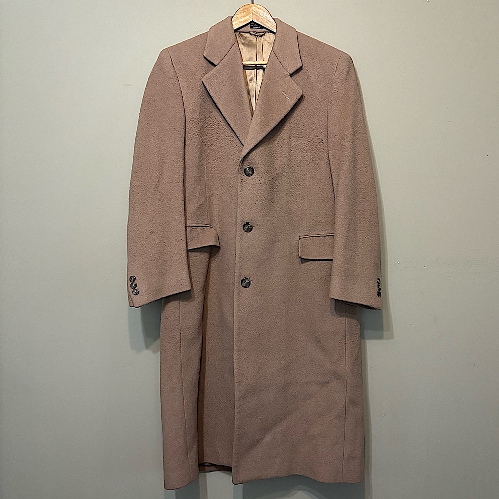 JONES NEW YORK Cashmere Wool blend Vintage dress coat, camel colour